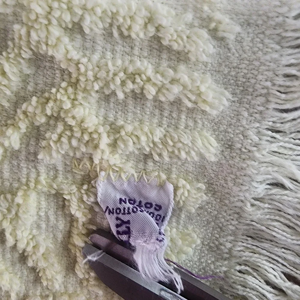 Vintage Yellow Cannon Royal Family Rose Hand Towel And Wahcloth Set